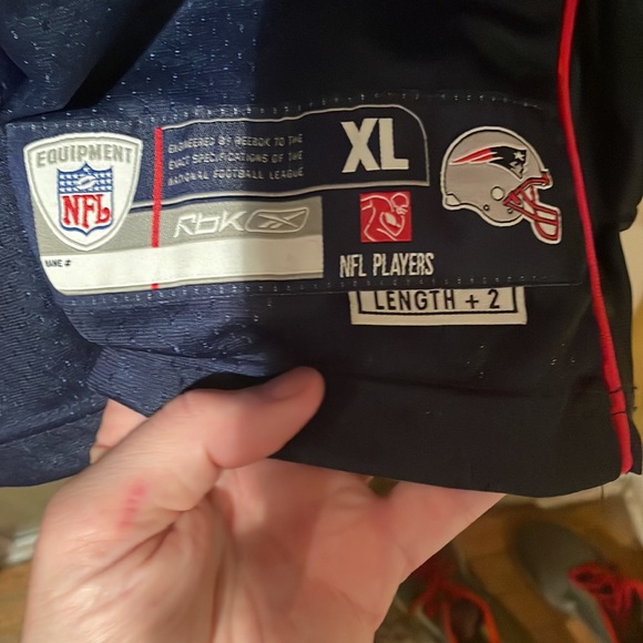 RAND University!! RANDY MOSS NEP jersey reebok onfield jersey name &number sewn - Picture 3 of 5